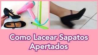 Como Lacear Sapatos Apertados  Dicas Fáceis Que Servem Para Todo Tipo de Sapatos  SOS Mamãe e Cia [upl. by Manheim]