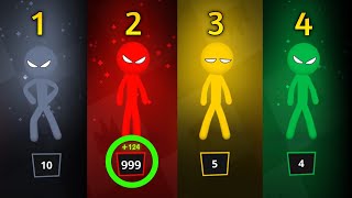 999 Stickman Random Party  Stickman Party 1 2 3 4 Player 2024  DYAN [upl. by Roots]