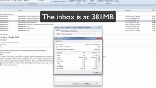 How to view folder size in Outlook 2010 [upl. by Yruj445]