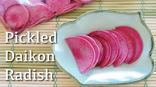 Japanese Pickled Daikon Radish Tsukemono Recipe  OCHIKERON  Create Eat Happy [upl. by Zitah588]