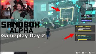 The Sandbox Alpha  Day 2 Gameplay Snoop Dogg Quests amp Alpha Pass Contest  Sandbox Metaverse [upl. by Wolford]