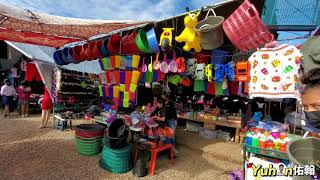 Life at BELIZE Belmopan Market Plaza 100 you can buy so much fruit at Belize quotSO CHEAPquot  Yuhan [upl. by Fasto602]