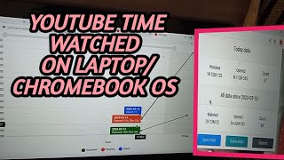 HOW to CHECK YOUTUBE TIME WATCHED on CHROMEBOOK OSLAPTOP  Veronica GVlog [upl. by Bing]