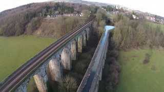 Chirk Aquaduct North WalesEngland Border [upl. by Eirtemed120]