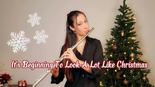 Its Beginning To Look A Lot Like Christmas  Flute Cover christmas christmassongs flutecover [upl. by Converse]