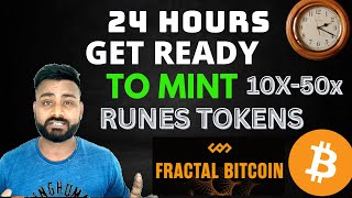 FREE MINT 10x 100X  Runes Token on Fractal Bitcoin [upl. by Tinya]