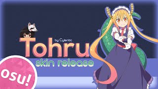 Tohru Kobayashis Dragon Maid  osu Skin Release [upl. by Hobart]