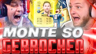 😱🥵quotMONTE ich HAB MESSI GEZOGENquot  PACK Duell in LETZER Sekunde GEWONNEN in Fifa23 [upl. by Mettah44]