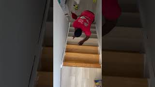 Installing Vinyl Flooring On Stairs [upl. by Kurman]