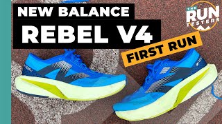 New Balance Rebel v4 First Run Review What’s new vs the Rebel v3 [upl. by Marucci894]