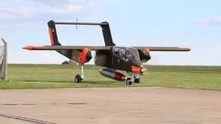 OV10B Bronco start up at Manston [upl. by Anemix]