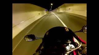 Honda VTR SP1 RC51 in a Tunnel  1000cc V twin sound [upl. by Ojytteb536]