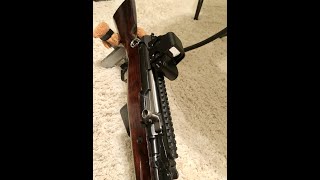 MagWedge Picatinny rail full installTula SKS sks shooting gun magwedge fortheboys [upl. by Aimahs883]