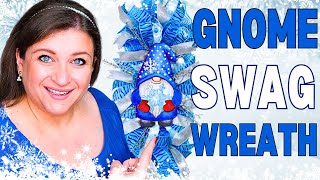 Avoid Common Mistakes and Create a STUNNING Winter Gnome Swag Wreath [upl. by Adia339]