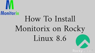 How To Install Monitorix on Rocky Linux 86 [upl. by Mathre]