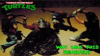 TMNT 1990 Shredders Deleted Fight Scene [upl. by Northrop]