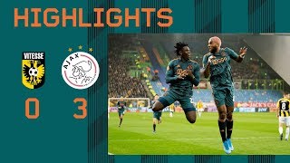 Highlights Vitesse  Ajax  Blind en Ziyech maken rentree  KNVB Beker [upl. by Omik]