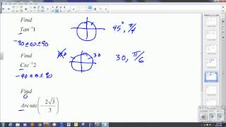 Inverse Trig Functions and Principal Values [upl. by Llehcnom884]