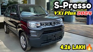 426 Lakh वाली Micro SUV 👌  Maruti Suzuki s presso VXi plus 2024 marutisuzuki spresso suv [upl. by Aniuqaoj98]