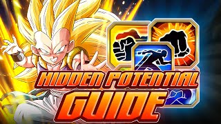 HIDDEN POTENTIAL GUIDE HOW TO BUILD SUPER EZA TEQ SSJ3 GOTENKS HIDDEN POTENTIAL Dokkan Battle [upl. by Aztiram53]