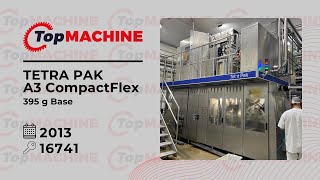 TETRA PAK A3 CompactFlex Aseptic filling line used [upl. by Akinor]