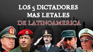 LOS 5 DICTADORES MAS LETALES DE LATINOAMERICA [upl. by Aundrea]