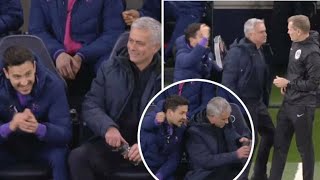 Jose Mourinhos reaction to Hugo Lloris penalty save [upl. by Lederer]