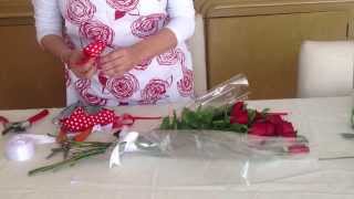 Ramo de rosas  DIY bouquet of roses [upl. by Publia]