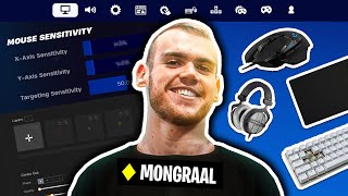 Mongraal NEW Settings Crosshair amp Setup BEST AIM [upl. by Rodl456]