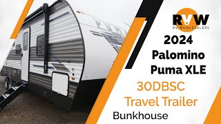 2024 Puma XLE 30DBSC Travel Trailer WalkThrough [upl. by Rayle]