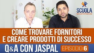 Come Trovare Fornitori per Ecommerce Creare un Prodotto di Successo e Acquistare su Alibaba  QampA 6 [upl. by Athalia622]