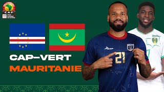 LIVE 🇨🇻🇲🇷 CAP VERT  MAURITANIE  LES REQUINS BLEU FACE AUX MOURABITOUNES   CAN 2023  CAN 2024 [upl. by Thalia716]