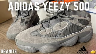 Adidas Yeezy 500 Granite On Feet Review [upl. by Boys]