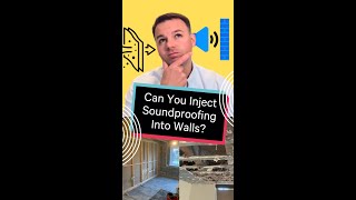 Can You Inject Soundproofing Into Walls soundproofing [upl. by Angid]