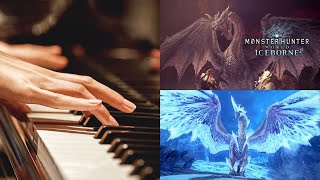 Monster Hunter World Iceborne  Velkhana Battle ThemeMIDI Piano Cover [upl. by Oeniri]