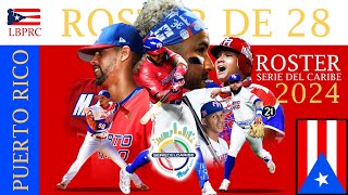 Roster de Criollos de Caguas Puerto Rico para la Serie del Caribe 2024 MIAMI TM SPORT [upl. by Cotsen]