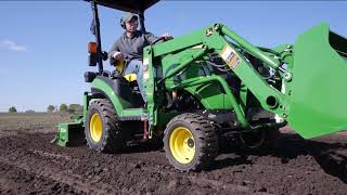 The difference between forward and reverse tine rotary tillers  John Deere Tips Notebook [upl. by Borgeson]