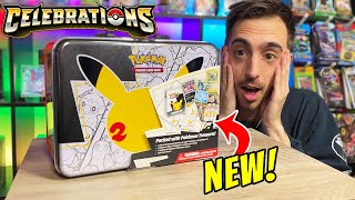 Whats inside the Pokémon Celebrations Collectors Chest opening it [upl. by Mac]