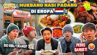 MAKAN NASI PADANG TERENAK DI EROPA PER ORANG 300 RIBU PEDES BGT  WORLD TRIP [upl. by Ihdin540]