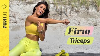 Goodbye Flabbiness Arm Exercise Routine with Susana Yábar  with optional Weights from Home [upl. by Miguel601]