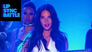 Kevin Harts quotSlamquot vs Olivia Munns quotBad Bloodquot  Lip Sync Battle [upl. by Ecirtnuahs188]