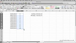 Microsoft Excel Tutorial WEEKNUM Function [upl. by Shaikh]