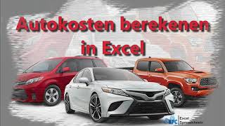 Autokosten berekenen in Excel ✅ [upl. by Joelynn506]