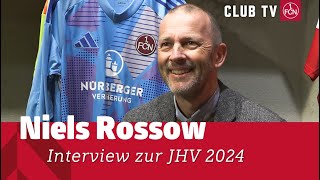 quotIch freue mich auf das was kommtquot  Interview mit Niels Rossow  1 FC Nürnberg [upl. by Sleinad485]