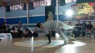 Bboy pilly rock vs bgirl Leona  freestyle session Equador [upl. by Lomax]