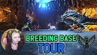 Ark Survival Evolved  LBN Breeding Base Tour [upl. by Aylat445]