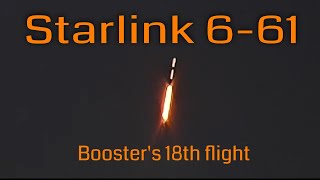 Falcon9 Starlink mission 661 [upl. by Moazami]