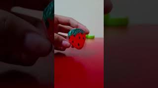 Strawberry lip balm🍓short craft crafter Aayat [upl. by Initsed]