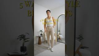 5 Ways To Style Beige Pants [upl. by Wonacott900]