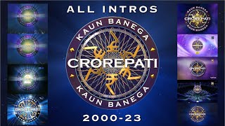 Kaun Banega Crorepati KBC Who Wants to Be a Millionaire IND All intros 200023 [upl. by Ikoek130]